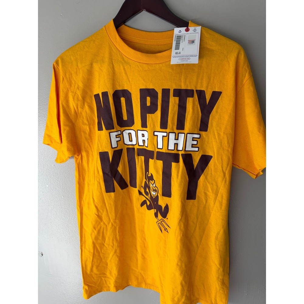 Champion Arizona State Sun Devils No Pity For The Kitty T-Shirt Gold CT1000377